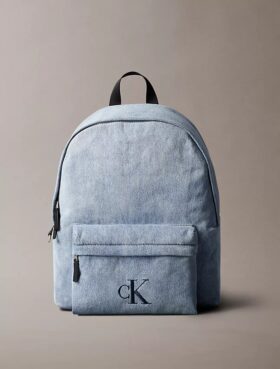 Rucksack mit Denim-Monogram-Logo
