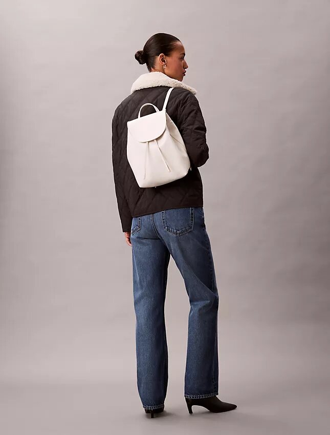 Rucksack mit durchgehendem Emblem-Logo Rucksack mit durchgehendem Emblem-Logo