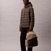Runder Rucksack mit Mesh-Vorderseite