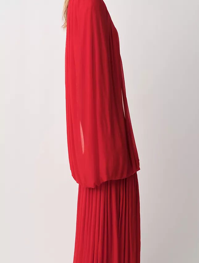 Sara Drapiertes Abendkleid Sara Drapiertes Abendkleid