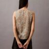 Satin-Oberteil mit Aufdruck Satin-Oberteil mit Aufdruck