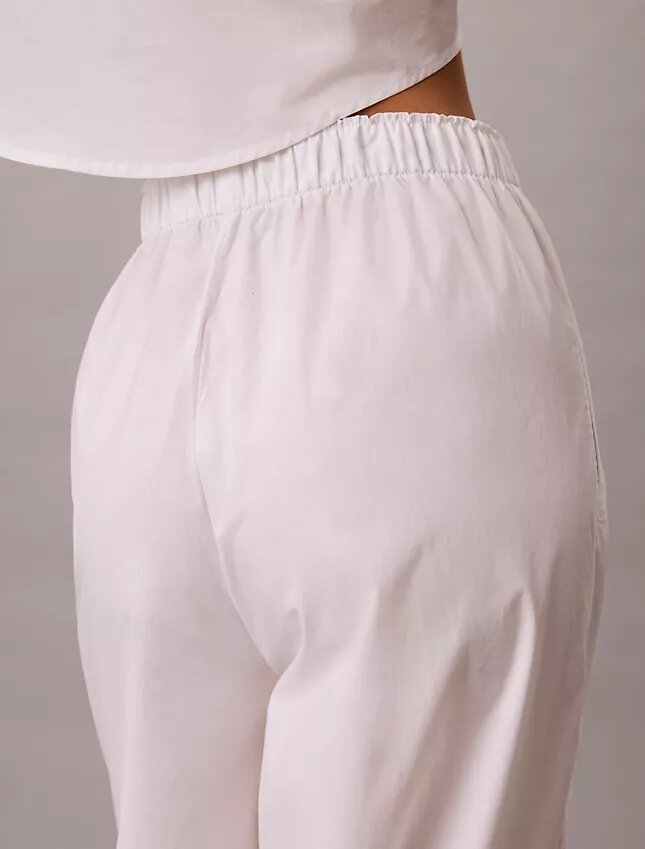 Schlafhose aus Baumwollpopeline Schlafhose aus Baumwollpopeline