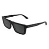 Schlanke Sonnenbrille aus Acetat in modifiziertem Rechteckformat Schlanke Sonnenbrille aus Acetat in modifiziertem Rechteckformat