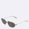 Schlanke Sonnenbrille aus Metall in modifizierter Rechteckform Schlanke Sonnenbrille aus Metall in modifizierter Rechteckform