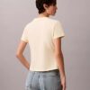 Schlankes T-Shirt mit kontrastierendem Logo-Aufdruck