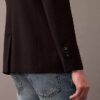 Schmal geschnittener Blazer aus Wollgabardine Schmal geschnittener Blazer aus Wollgabardine