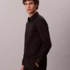 Schmal geschnittenes Stretch-Hemd mit Knopfleiste Schmal geschnittenes Stretch-Hemd mit Knopfleiste