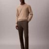 Schmale Chino-Hose aus Baumwollsatin Schmale Chino-Hose aus Baumwollsatin