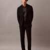 Schmale Hose aus Wollgabardine Schmale Hose aus Wollgabardine