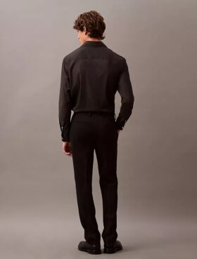 Schmale Hose aus Wollgabardine Schmale Hose aus Wollgabardine