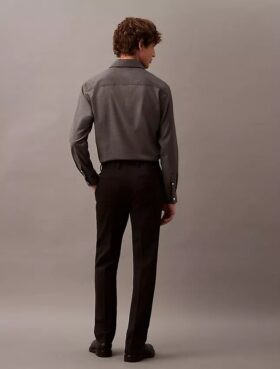 Schmale Hose aus Wollgabardine Schmale Hose aus Wollgabardine