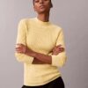 Schmaler Pullover aus Baumwollripp