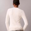 Schmaler Pullover aus Baumwollripp