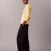 Schmaler Pullover aus Baumwollripp