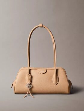 Schultertasche mit Emblem-Logo
