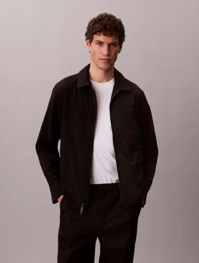 Seersucker-Blouson-Jacke