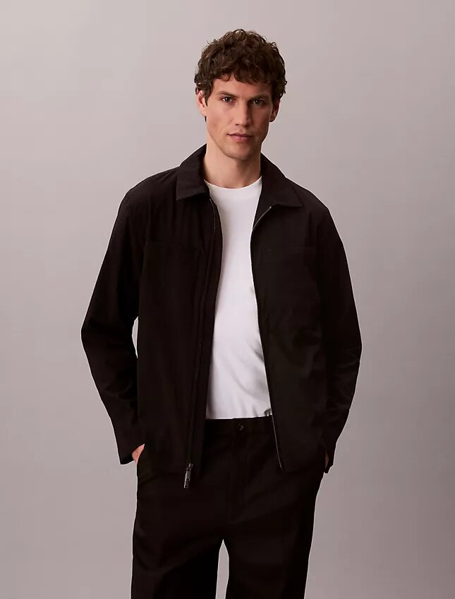 Seersucker-Blouson-Jacke Seersucker-Blouson-Jacke