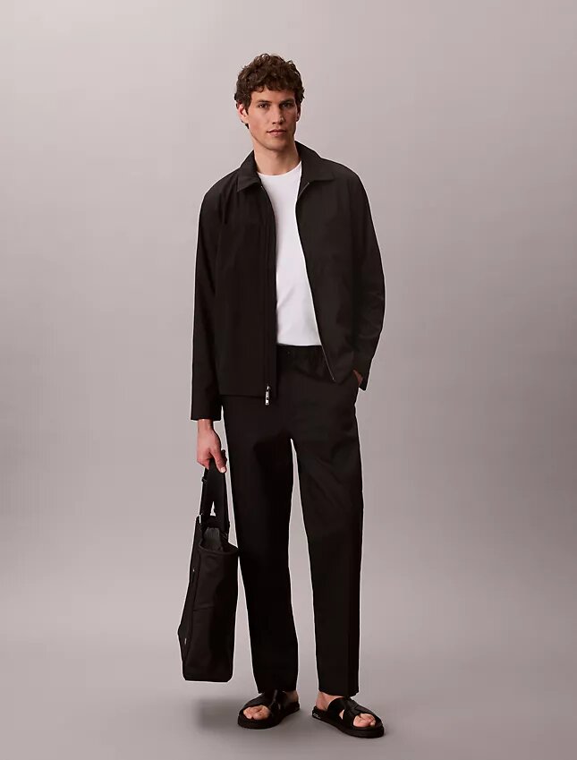 Seersucker-Blouson-Jacke Seersucker-Blouson-Jacke
