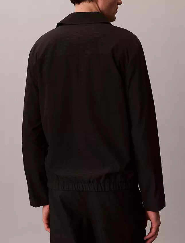 Seersucker-Blouson-Jacke Seersucker-Blouson-Jacke