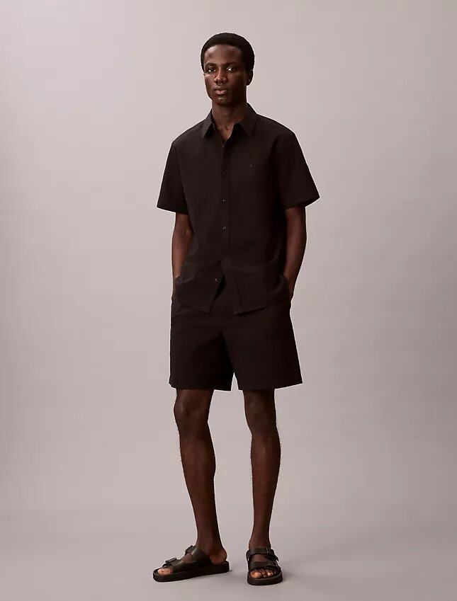 Seersucker Classic Button-Down-Hemd Seersucker Classic Button-Down-Hemd