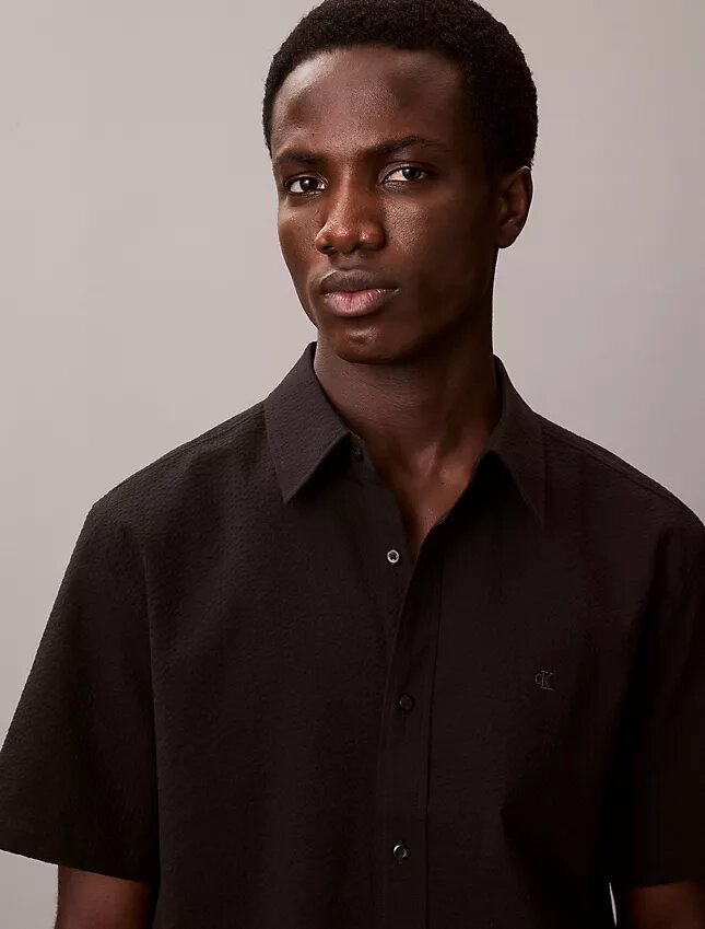 Seersucker Classic Button-Down-Hemd Seersucker Classic Button-Down-Hemd