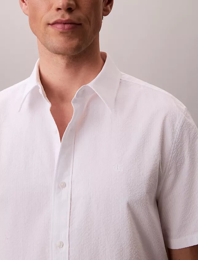 Seersucker Classic Button-Down-Hemd Seersucker Classic Button-Down-Hemd