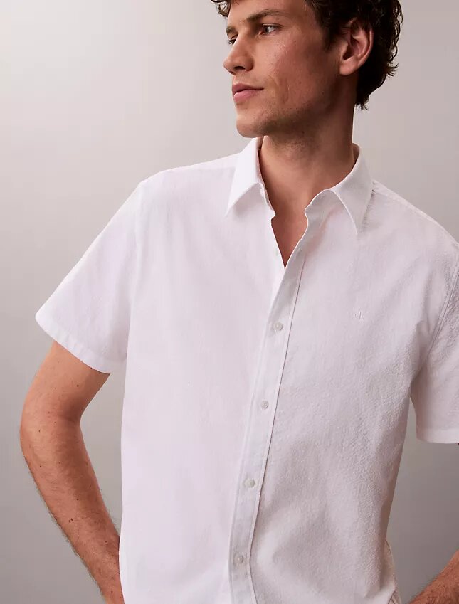 Seersucker Classic Button-Down-Hemd Seersucker Classic Button-Down-Hemd