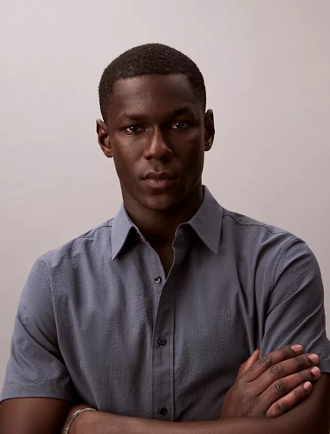 Seersucker Classic Button-Down-Hemd Seersucker Classic Button-Down-Hemd