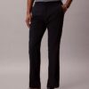 Seersucker-Hose mit geradem Schnitt Seersucker-Hose mit geradem Schnitt