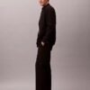 Seersucker-Hose mit geradem Schnitt Seersucker-Hose mit geradem Schnitt