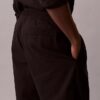 Seersucker-Hose mit geradem Schnitt Seersucker-Hose mit geradem Schnitt