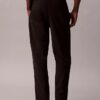 Seersucker-Hose mit geradem Schnitt Seersucker-Hose mit geradem Schnitt