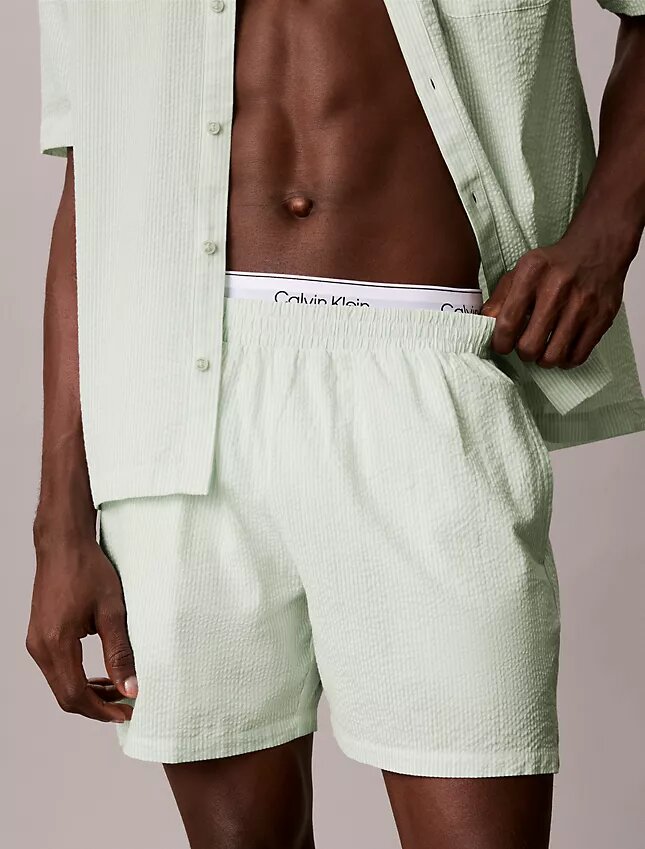 Seersucker-Schlafshorts Seersucker-Schlafshorts