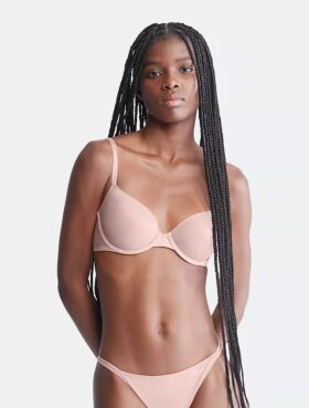 Sheer Marquisette, leicht gefütterter Demi-BH aus Marquisette