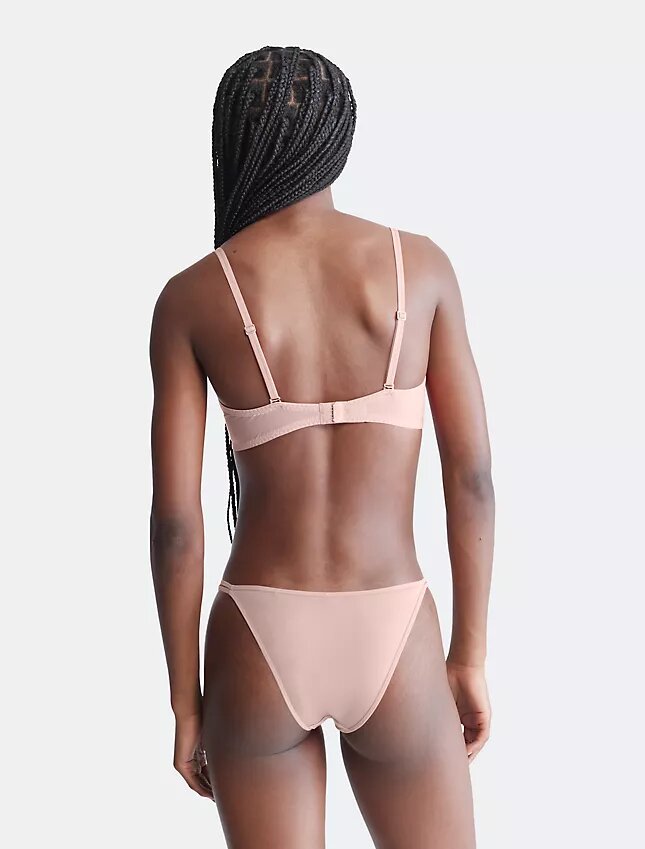 Sheer Marquisette, leicht gefütterter Demi-BH aus Marquisette Sheer Marquisette, leicht gefütterter Demi-BH aus Marquisette