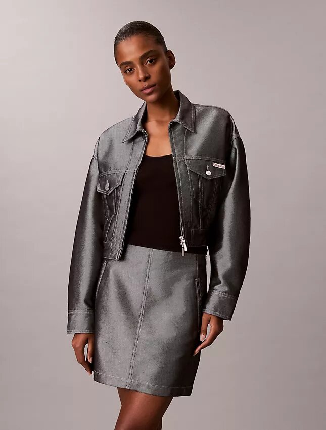 Shine Denim A-Linien-Rock Shine Denim A-Linien-Rock