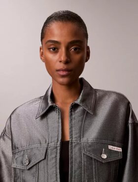 Shine Denim Bomberjacke