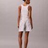Shorts aus Leinen und Baumwolle