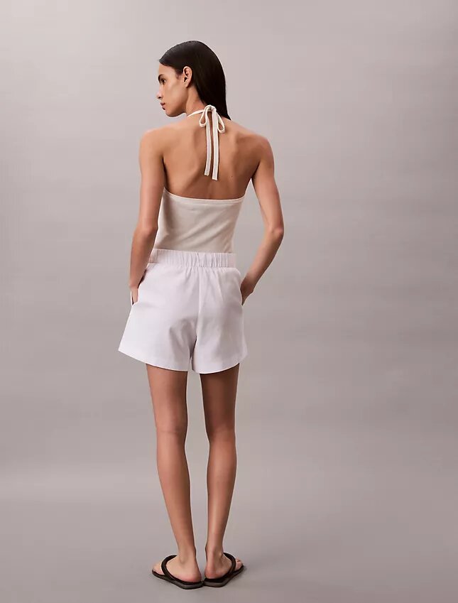 Shorts aus Leinenmischung zum Hineinschlüpfen Shorts aus Leinenmischung zum Hineinschlüpfen