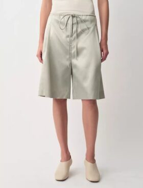 Shorts aus Mica-Satin