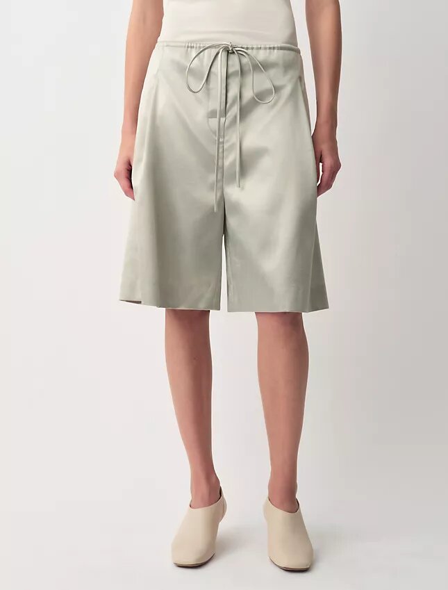 Shorts aus Mica-Satin Shorts aus Mica-Satin