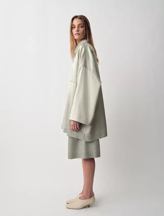 Shorts aus Mica-Satin Shorts aus Mica-Satin