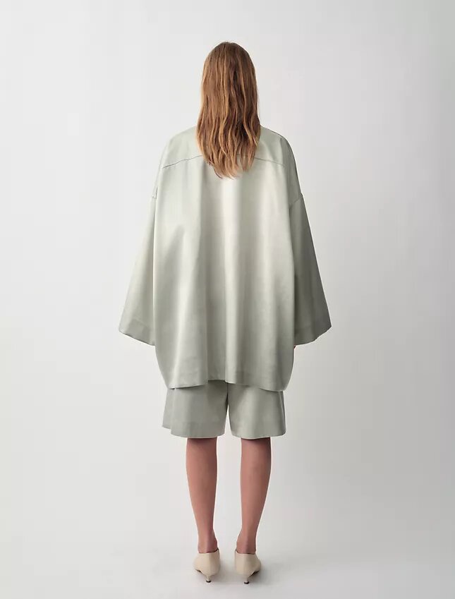 Shorts aus Mica-Satin Shorts aus Mica-Satin