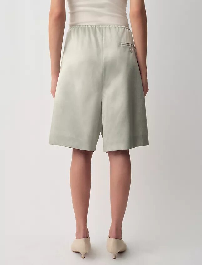 Shorts aus Mica-Satin Shorts aus Mica-Satin