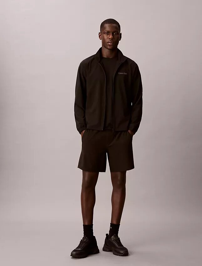Shorts mit gewebtem Monogram Shorts mit gewebtem Monogram