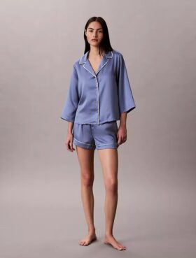 Shorts mit Satin-Glanz
