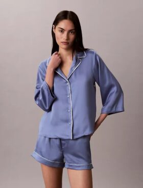 Shorts mit Satin-Glanz