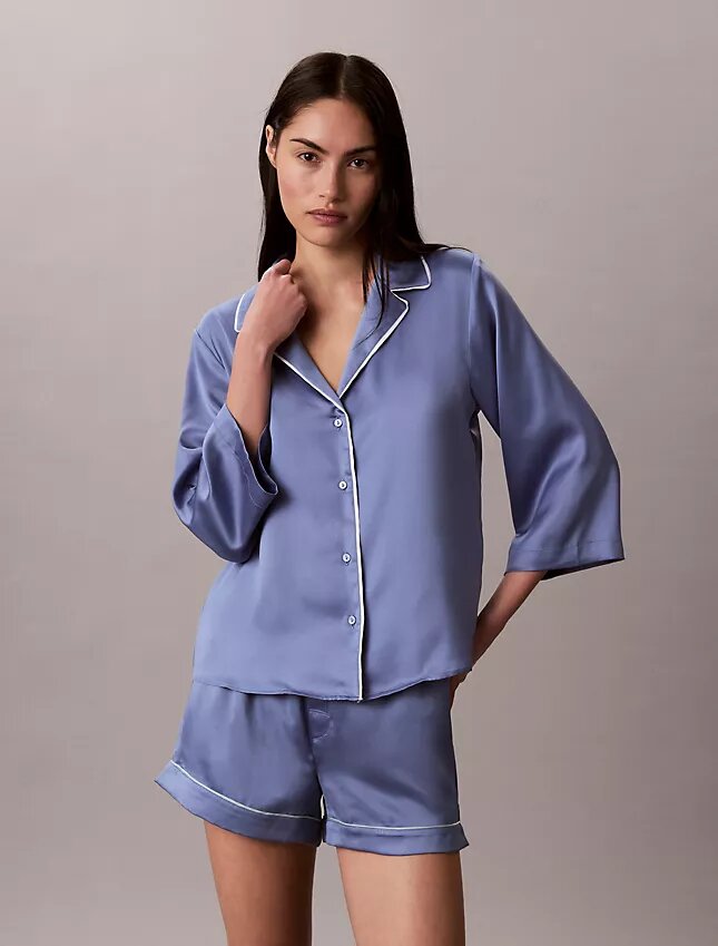 Shorts mit Satin-Glanz Shorts mit Satin-Glanz