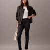 Skinny-Fit-Hose aus Ponte mit Fischgrätenmuster Skinny-Fit-Hose aus Ponte mit Fischgrätenmuster