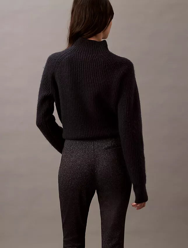 Skinny-Fit-Hose aus Ponte mit Fischgrätenmuster Skinny-Fit-Hose aus Ponte mit Fischgrätenmuster